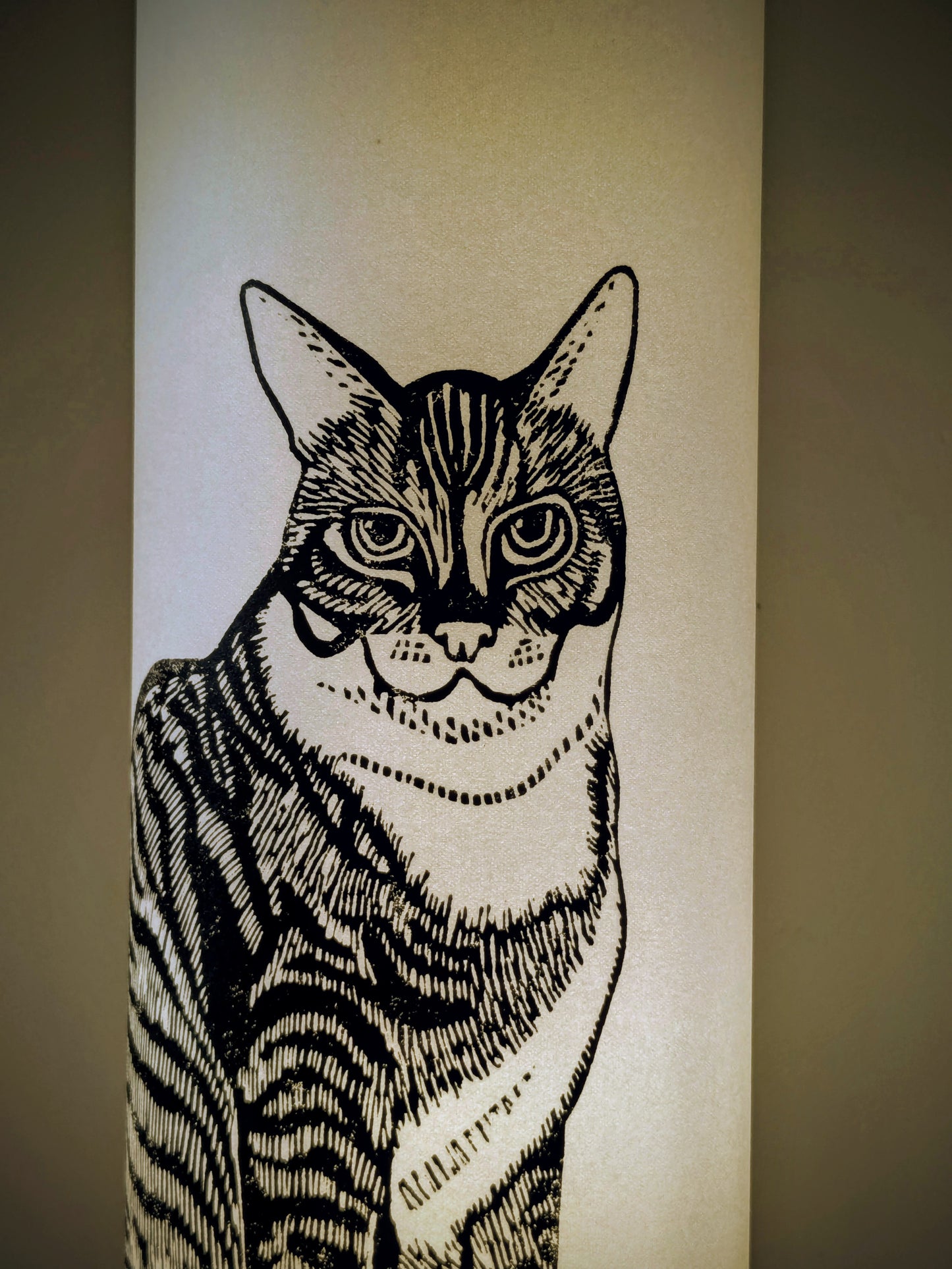 Tabby Cat Table Lamp